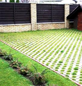 устройство бетонных дорожек - тип 1