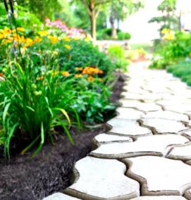 устройство бетонных дорожек - тип 4