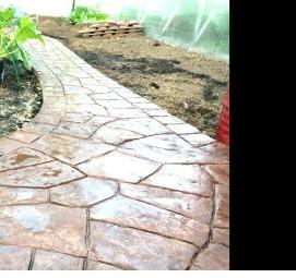 устройство дорожек из бетона - тип 2