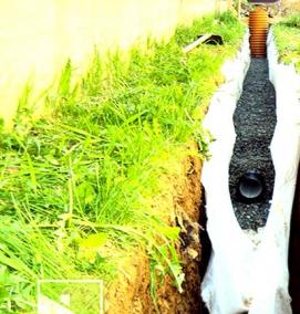 устройство дренажа - модель 3