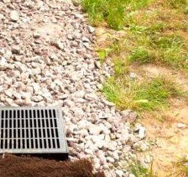 устройство дренажа вокруг дома - модель 1