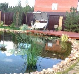 устройство искусственного водоема - модель 4