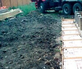 устройство отмостки вокруг дома из тротуарной плитки - тип 4