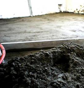 устройство песчаной стяжки - тип 1