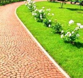 устройство садовых дорожек - модель 4