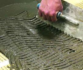 устройство стяжки теплого пола - модель 1