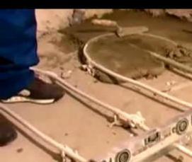 устройство теплой стяжки - тип 1