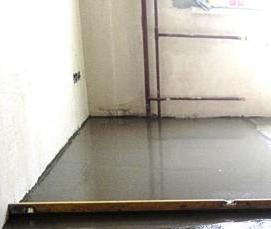 устройство теплой стяжки - тип 3