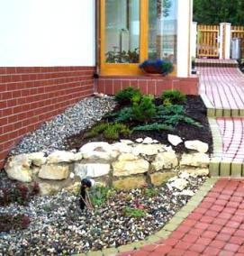 устройство тротуарных дорожек на даче - вариант 4