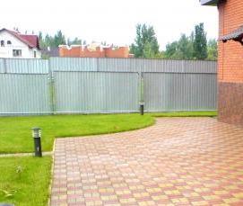 устройство тротуаров из тротуарной плитки - модель 4