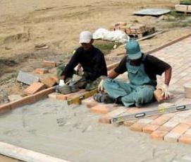 устройство укладки тротуарной плитки - вариант 3