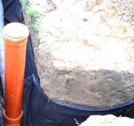 устройство вертикального дренажа - вариант 1