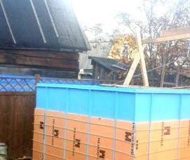 утепление бруса пеноплексом - тип 3