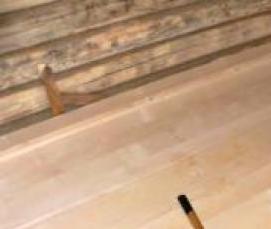 утепление бруса пеноплексом - тип 2