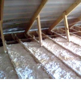 утепление домов пеноизолом - тип 4