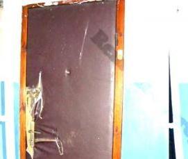 утепление двери дермантином - модель 4