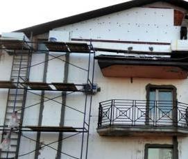 утепление фасадным пенопластом - модель 4