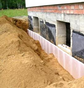 утепление фундамента дома - модель 3