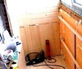 утепление лоджии пенопластом - вариант 4