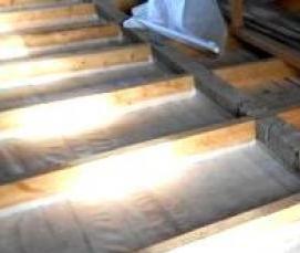 утепление перекрытия - тип 4