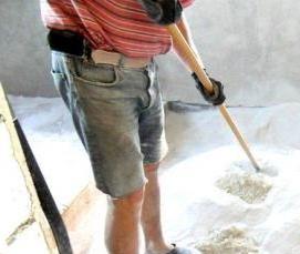 утепление пола перлитом - вариант 2