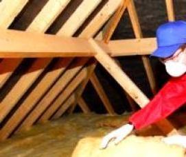 утепление потолка перлитом - вариант 3