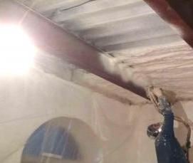 утепление потолка полиуретаном - модель 2