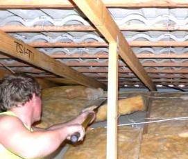 утепление потолочного перекрытия - тип 3