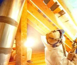 утепление строительной пеной - тип 1