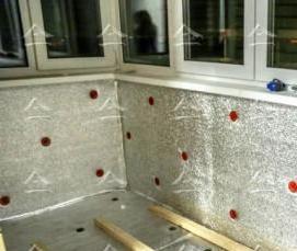 утепление тепофолом - модель 1