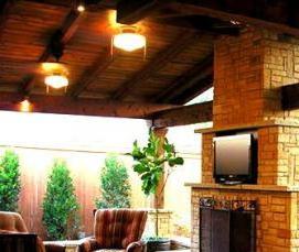 утепленная беседка с мангалом - вариант 3