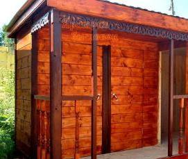 утепленная бытовка с душем и туалетом - тип 3