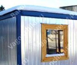 утепленные бытовки для проживания зимой - вариант 2