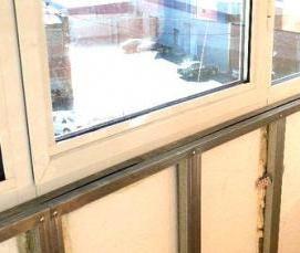 утеплитель для балкона внутри - модель 2