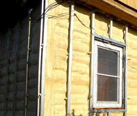 утеплитель для деревянного фасада - модель 3