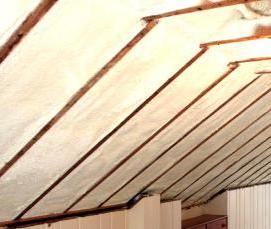 утеплитель потолка для мансарды - модель 1