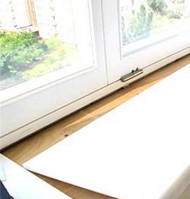 узкие подоконники пластиковые - вариант 1