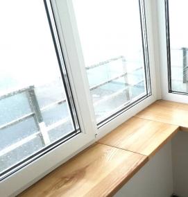 узкий подоконник для лоджии - тип 1