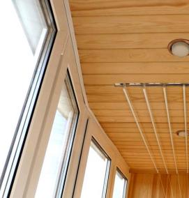 Вагонка на балконе - вариант 3