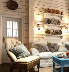 Вагонка в квартире - модель 4