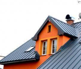 Вальмовая фальцевая кровля - тип 4