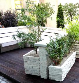 Вазон каскад для цветов - вариант 1