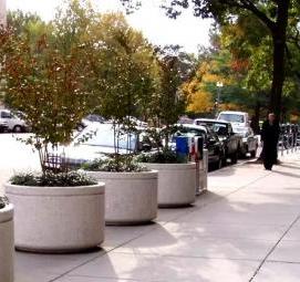 Вазоны большие бетонные - вариант 3