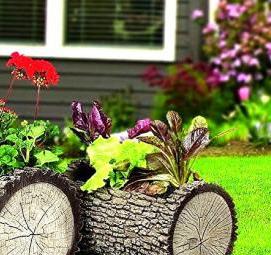 Вазоны для цветов уличные из дерева - тип 2