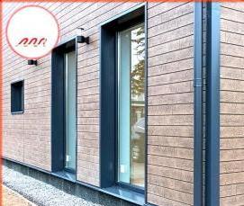 Вентилируемый фасад для дома из газобетона - вариант 2