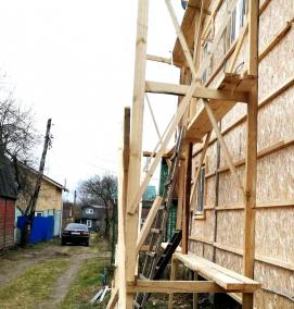 Вентилируемый фасад - вариант 1