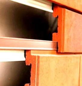 Вентилируемый фасад из кирпича - вариант 1