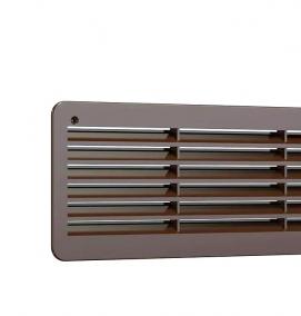 Вентиляционная решетка круглая коричневая - модель 4