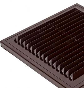 Вентиляционная решетка круглая коричневая - модель 2