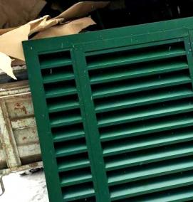 Вентиляционная решетка на слуховое окно - вариант 2